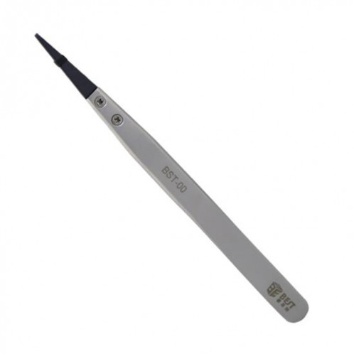 BEST BST-00 Brucelles à tête droite pour réparation de téléphone portable / ordinateur SB2910165-06