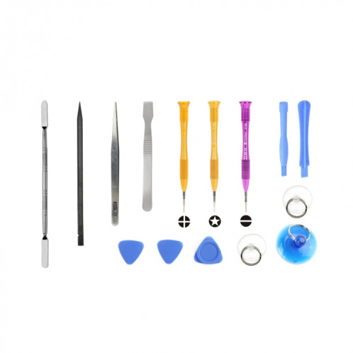 JF-8133 15 en 1 Métal + Plastique iPhone Dédié Disassemble Outil de Réparation SJ32451059-06