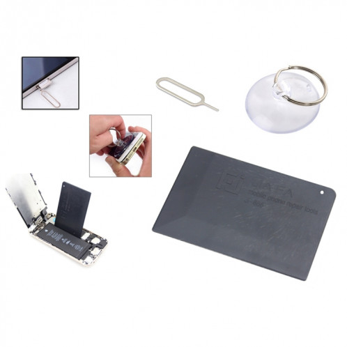 JF-8135 Métal + Plastique iPhone Dédié Disassemble Kit d'outils de réparation SJ3247891-06
