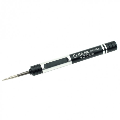 JIAFA JF-608-T3 Tournevis de réparation de téléphone portable Torx T3 (Noir) SJ6310289-05