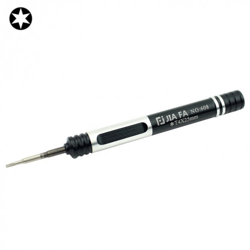 Tournevis de réparation de téléphone portable Torx T4 JIAFA JF-608-T4 (Noir) SJ6311887-05