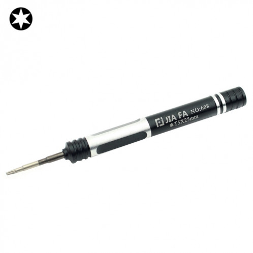 JIAFA JF-608-T5 tournevis de réparation de téléphone portable Torx T5 (noir) SJ63131261-05