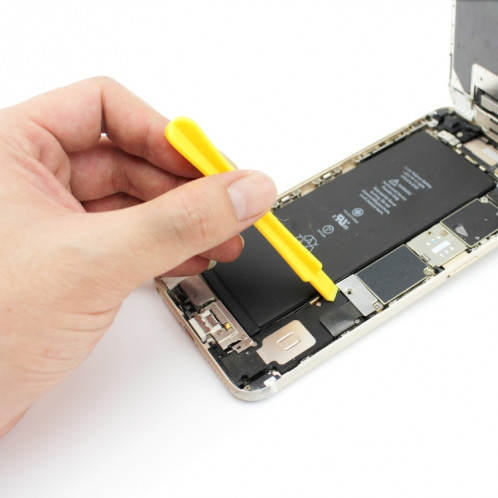 10 PCS Spudgers outil de réparation de téléphone portable (5 PCS rond + 5 PCS Square) (jaune) S1105Y1672-07