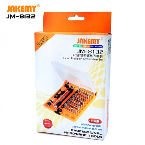 JAKEMY JM-8132 Jeu d'outils de tournevis de précision 45 en 1 SJ75581137-05
