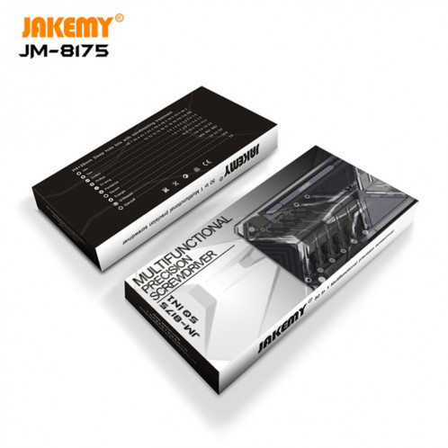 JAKEMY JM-8175 50 en 1 boîte externe double face ensemble d'outils de tournevis multifonctionnel et de précision SJ75591541-013