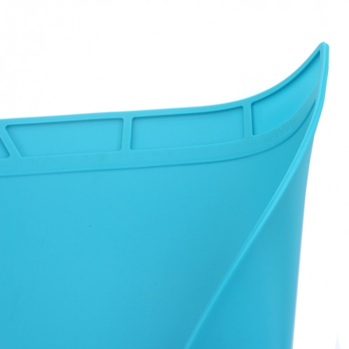 Plate-forme de maintenance Tapis en silicone pour isolation thermique, haute résistance à la chaleur, Taille: 34.8cm x 25cm (Bleu) SM916L1249-07
