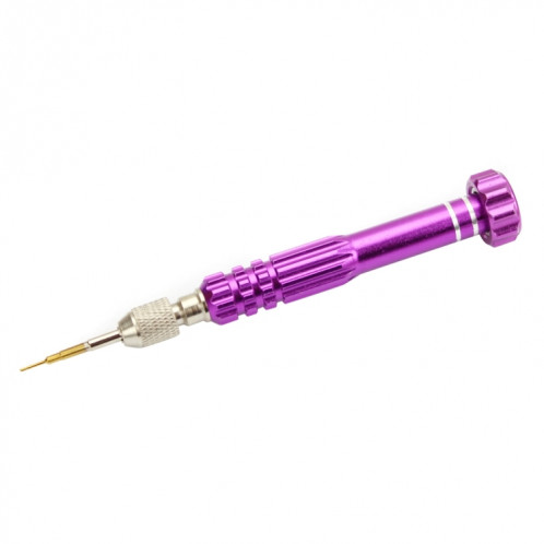 JF-6688 5 en 1 Métal Stylo Multi-usages Tournevis Set pour la réparation de téléphone (Violet) SJ917P575-04