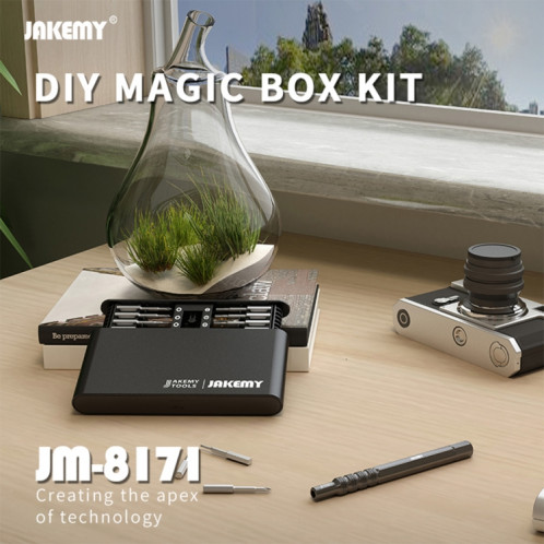 JAKEMY JM-8171 Jeu de tournevis multifonctionnel professionnel Outils à main de précision SJ81211775-09