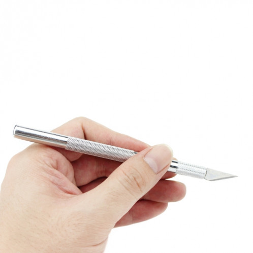 Jiafa JF-621 couteau à découper en métal professionnel outil de réparation de téléphone mobile avec 6 lames (argent) SJ88721225-08