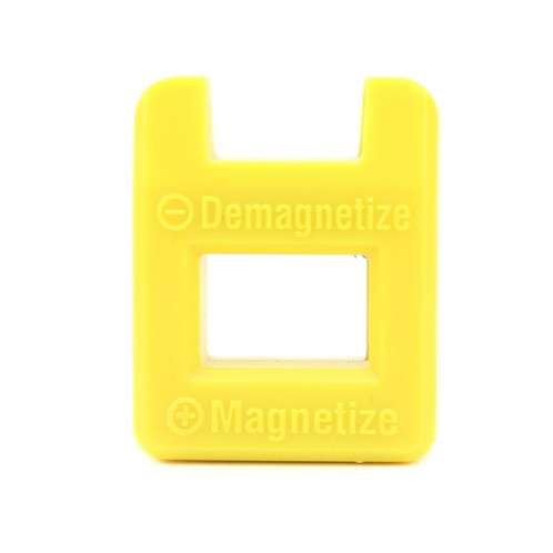 Aimant de JF-8145 + dispositifs de démagnétisation de remplissage d'outil de réparation en plastique (jaune) SJ002Y1159-06