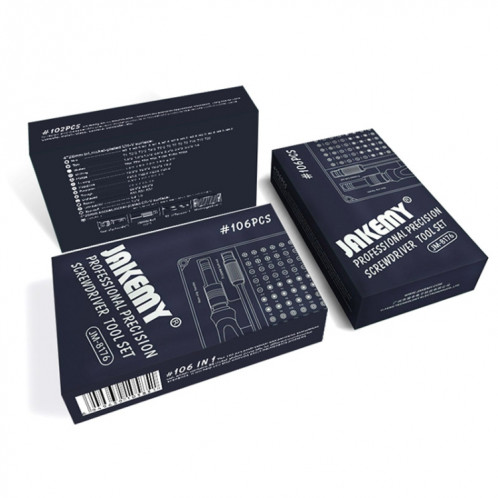 JAKEMY JM-8176 106 en 1 montre kit d'outils de démontage et de réparation de téléphone portable SJ98101732-011