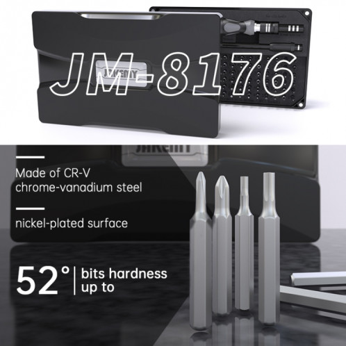 JAKEMY JM-8176 106 en 1 montre kit d'outils de démontage et de réparation de téléphone portable SJ98101732-011