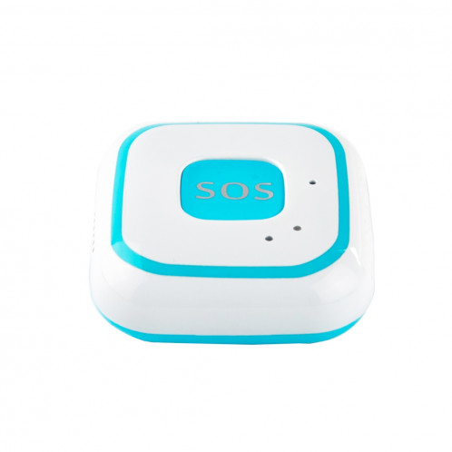 V28 Collier Style GSM Mini LBS WiFi AGPS Tracker SOS Communicateur (Bleu) SV002L483-015