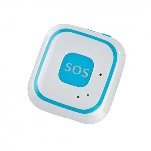 V28 Collier Style GSM Mini LBS WiFi AGPS Tracker SOS Communicateur (Bleu) SV002L483-015