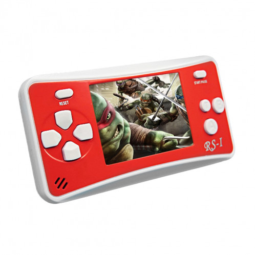 Console de jeu portable portable RS-1 Retro, écran à cristaux liquides True Color 2,5 pouces 8 pouces, intégré dans 152 types de jeux (rouge) SH695R1308-010