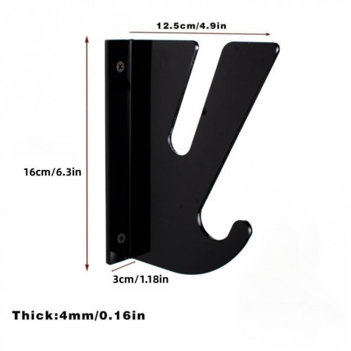 YX008 1 paire de supports muraux pour skateboard à quatre roues SH3310228-07