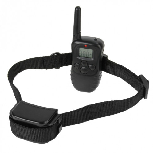 Collier rechargeable et imperméable à 300 m de 300 m à distance de chien d'entraînement avec écran LCD SH0010240-014