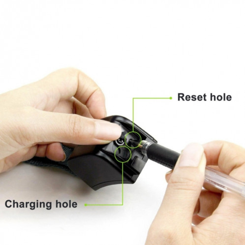 Collier rechargeable et imperméable à 300 m de 300 m à distance de chien d'entraînement avec écran LCD SH0010240-014