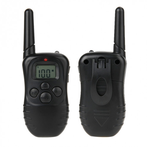Collier rechargeable et imperméable à 300 m de 300 m à distance de chien d'entraînement avec écran LCD SH0010240-014