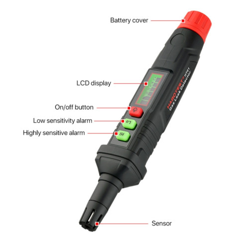 Détecteur de gaz combustibles HABOTEST HT61 SH01901561-09