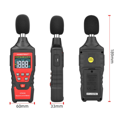 HABOTEST HT622B Sonomètre numérique domestique de haute précision SH0193106-08