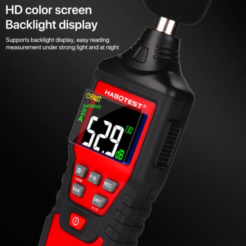 HABOTEST HT622B Sonomètre numérique domestique de haute précision SH0193106-08