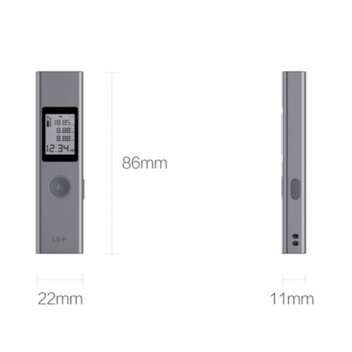 Télémètre laser portable d'origine Xiaomi Youpin LS-P, distance de test : 40 m SX02941482-010