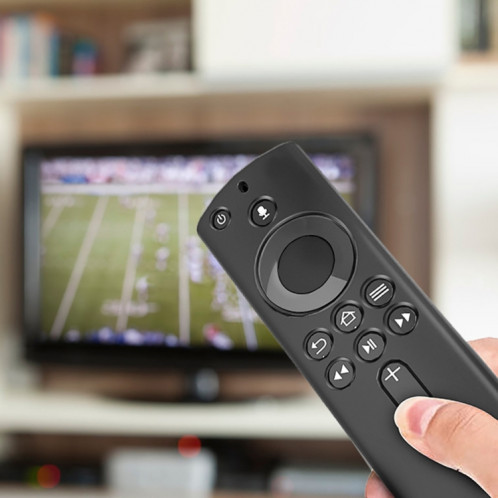 Couverture de télécommande en silicone lavable à texture antidérapante pour télécommande Amazon Fire TV (rouge) SH332R1787-07