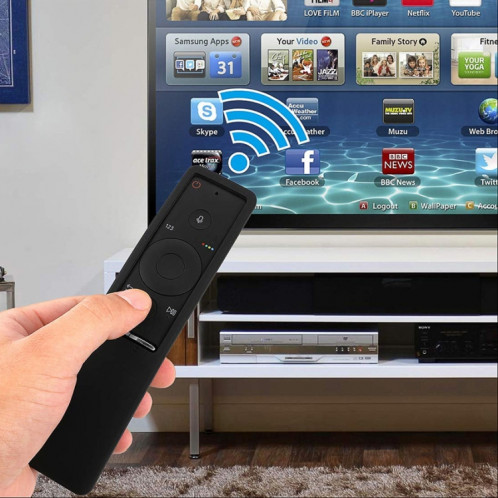 Couverture de télécommande en silicone lavable à texture antidérapante pour télécommande Samsung Smart TV (vert) SH339G1576-010
