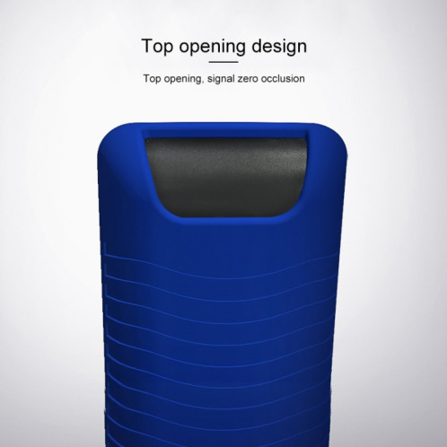 Couverture de télécommande en silicone lavable à texture antidérapante pour télécommande Samsung Smart TV (bleu) SH339L1837-010
