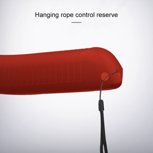 Couverture de télécommande en silicone lavable à texture antidérapante pour télécommande Samsung Smart TV (rouge) SH339R1280-010