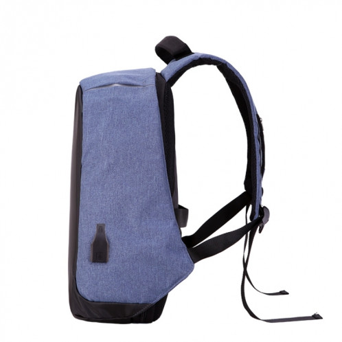 Multi-Function Grande Capacité Voyage Anti-vol Sécurité Casual Sac À Dos Sac D'ordinateur Portable Avec Interface De Charge USB Externe Pour Hommes / Femmes, Taille: 42 x 29 x 14 cm (Bleu) SH359L518-016