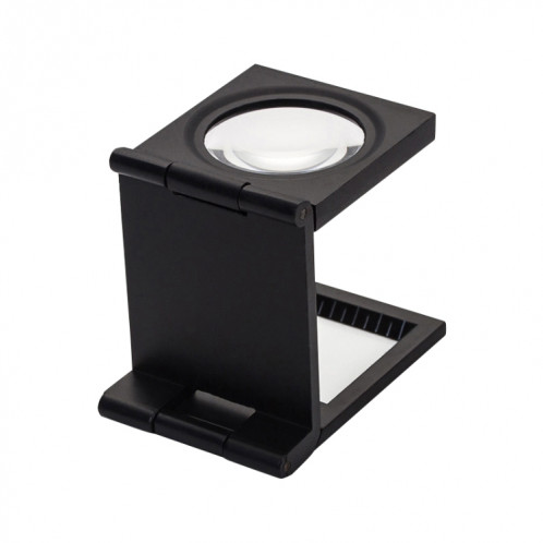 Mini bureau style loupe à grossissement 10x loupe antique en métal (noir) SH375B1409-06