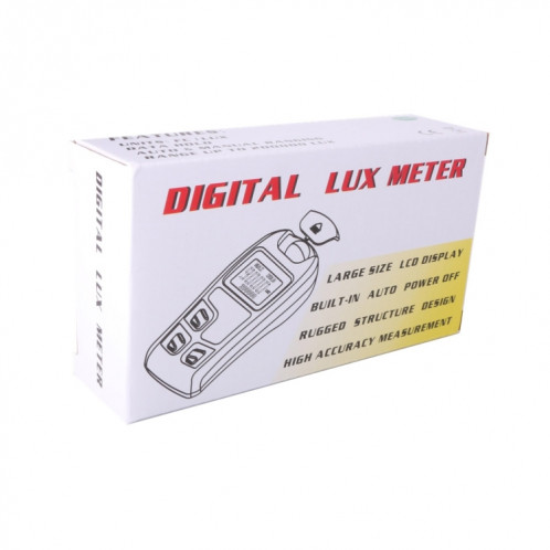 MT-30 LCD Portable Digital Light Lux Mètre pour usine / école / Maison Diverses occasions, Gamme: 0,1-200 000 Lux SH05411767-07