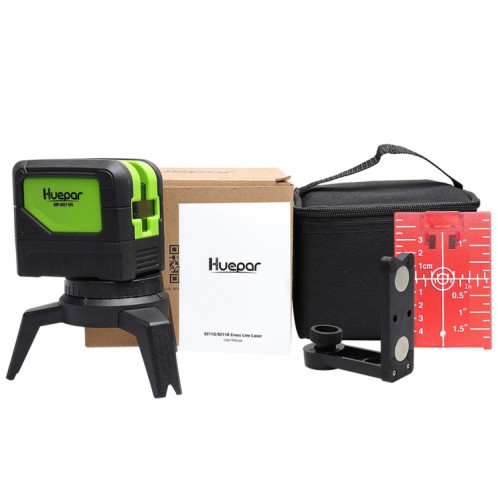 9211R 1V1H 10mW 2 lignes 2 points de niveau laser à faisceau rouge couvrant les murs et les sols (rouge) SH633R1462-06