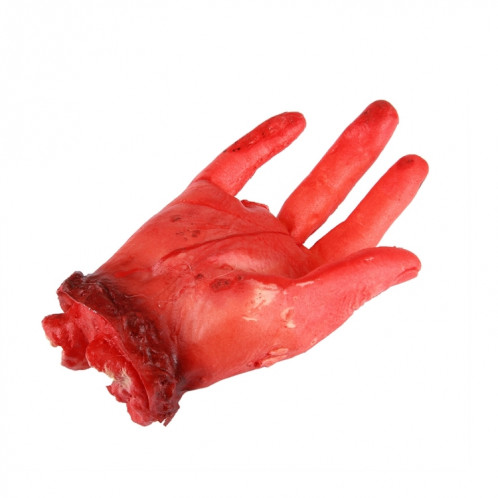 Faux main Halloween effrayante populaire Prop sanglant quatre doigts SH06841790-04