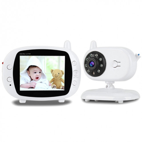 BM-850 Moniteur pour bébé avec caméra de surveillance sans fil avec écran ACL de 2,4 GHz et moniteur de vision nocturne à 8 DEL SH130W332-013
