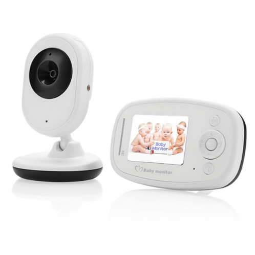 BM-SP820 Moniteur pour bébé avec caméra de surveillance sans fil à affichage à cristaux liquides de 2,4 pouces à cristaux liquides et 2,4 GHz avec vision nocturne à 7 infrarouge à LED, conversation vocale à deux SH133W130-013