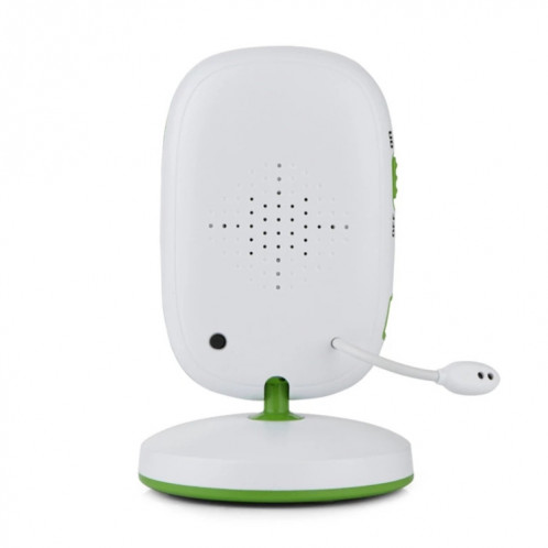 VB602 Moniteur pour bébé avec caméra de surveillance sans fil à affichage à cristaux liquides de 2,4 pouces à cristaux liquides, 2,4 GHz, Prise en charge de la conversation en arrière, Vision nocturne (Blanc) SH138W1145-012