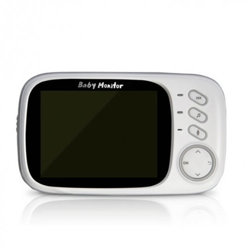 VB603 Moniteur pour bébé avec caméra de surveillance sans fil à affichage à cristaux liquides de 2,4 pouces à cristaux liquides de 2,4 GHz, Prise en charge de la conversation en arrière, Vision nocturne (Blanc) SH139W114-011