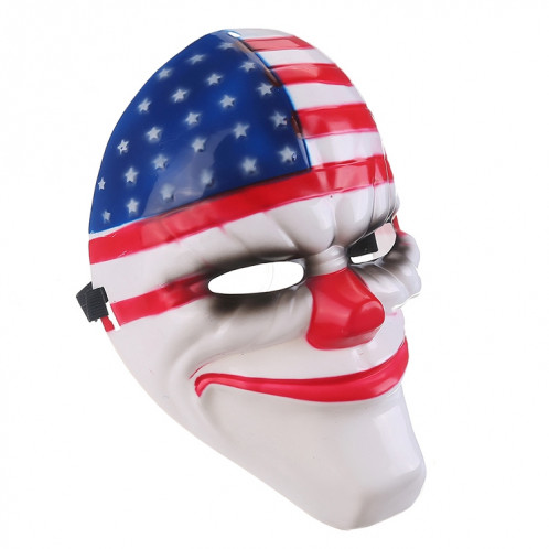 Masque d'Halloween PVC Masque Motif Drapeau Halloween SH497A798-05