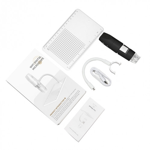 Microscope numérique USB Wifi intelligent réglable 316 50-1000X (noir) SH639B700-08