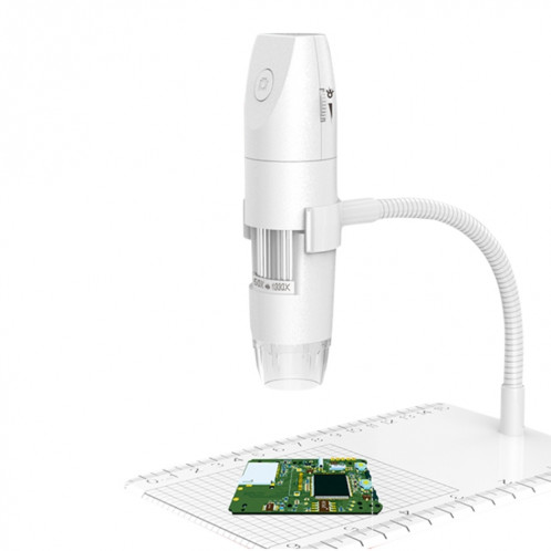 Microscope numérique USB Wifi intelligent réglable 316 50-1000X (blanc) SH639W183-08