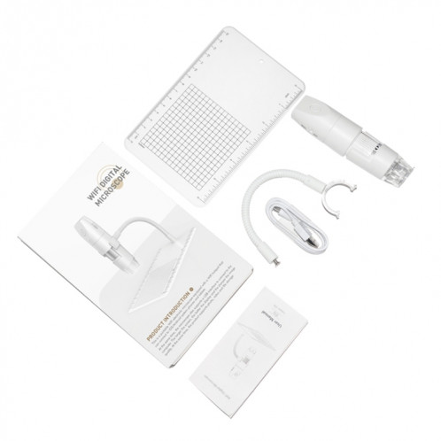 Microscope numérique USB Wifi intelligent réglable 316 50-1000X (blanc) SH639W183-08