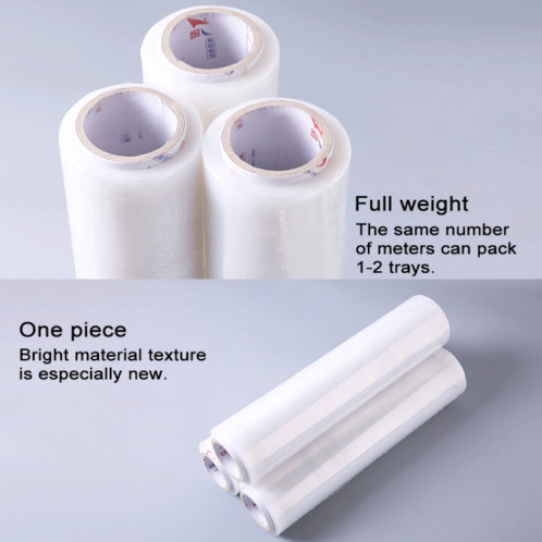 Film étirable transparent PE (largeur: 12 cm, longueur: 220 m) SH1968799-08