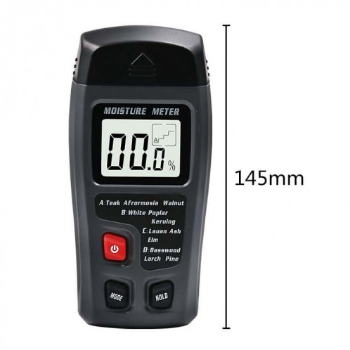 Mesure de l'humidité en bois rechargeable d'appareil de contrôle d'humidité pour le plancher et le carton en bois SH20641012-011