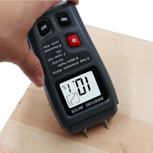Mesure de l'humidité en bois rechargeable d'appareil de contrôle d'humidité pour le plancher et le carton en bois SH20641012-011