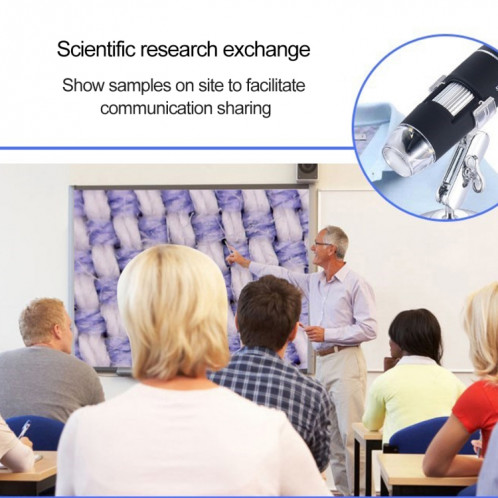 Loupe USB Capteur d'image HD 0.3MP 2560x1920P Microscope numérique USB avec 8 LED et support professionnel SH25981342-011