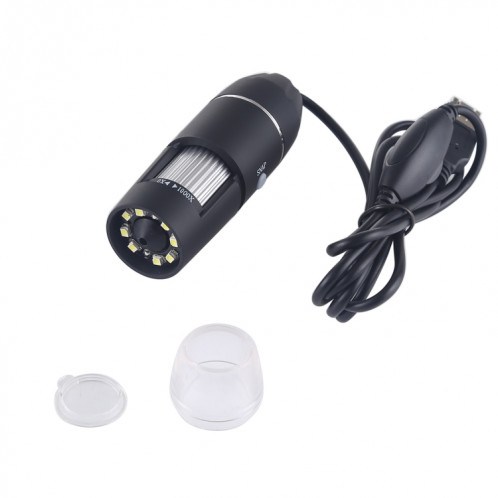 Loupe USB Capteur d'image HD 0.3MP 2560x1920P Microscope numérique USB avec 8 LED et support professionnel SH25981342-011