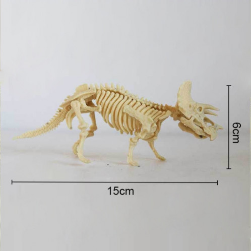 Triceratops assemblé squelette fouille archéologique jouets Simulation modèle fossile jouets manuels SH26641763-04